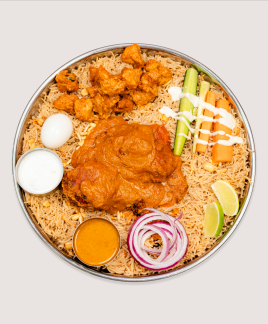DD Special Chicken Briyani with background png